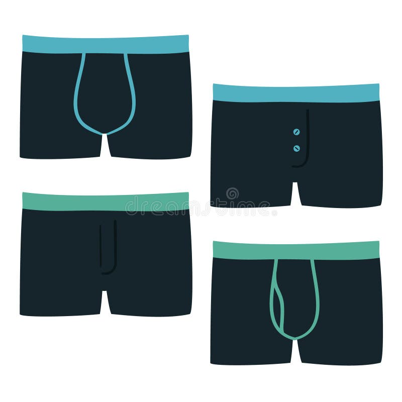 Men`s underwear pants stock vector. Illustration of blank - 132150531