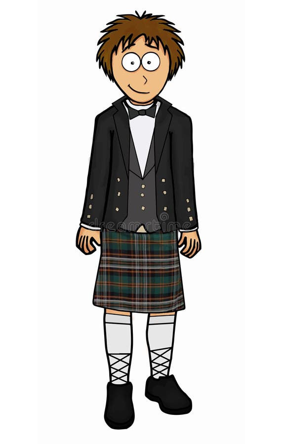 Men's Welsh Clothing Vector Illustration Stock Vector Image 51414824