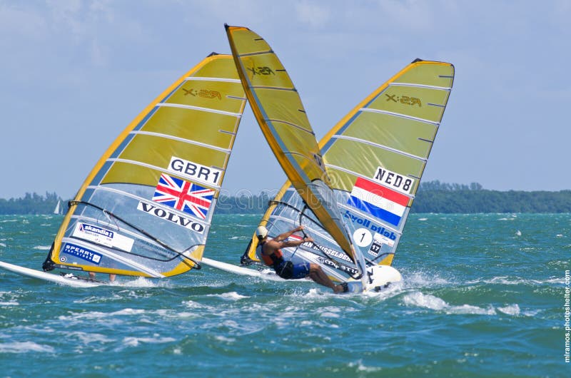 Men S Windsurfing Finals at the 2013 ISAF World Sailing Cup in M