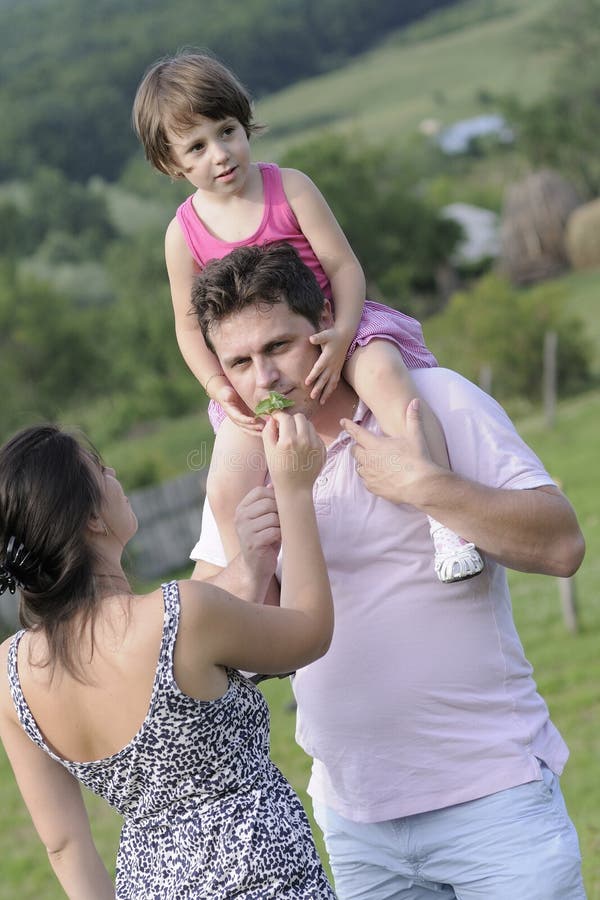 Men smelling medicinal herbs stock photo
