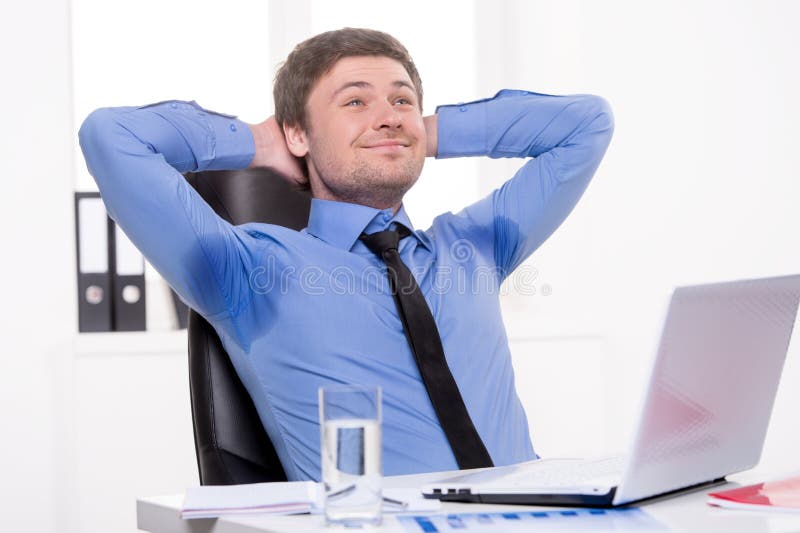 Men sweating. stock photo. Image of person, dreaming 33128448