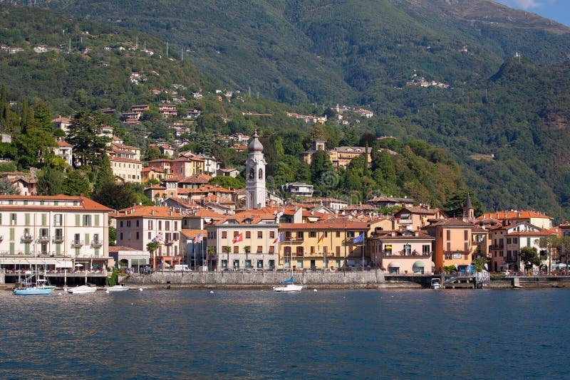 Menaggio, Lake Como, Italy editorial stock image. Image of spring ...