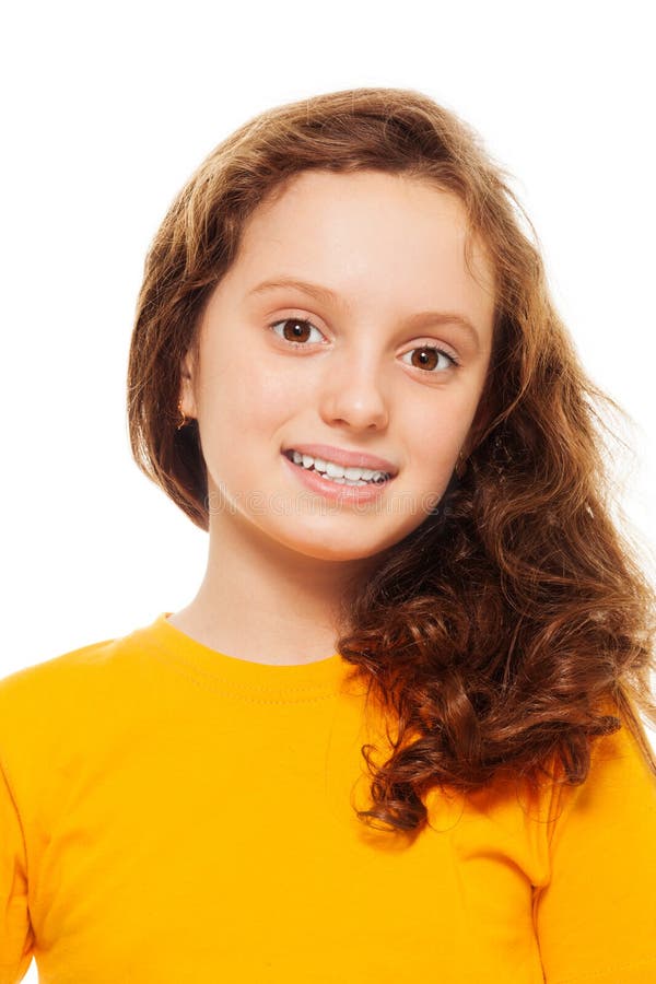 Menina adolescente de sorriso imagens de stock royalty free Menina adolescente de sorriso imagens de stock royalty free
