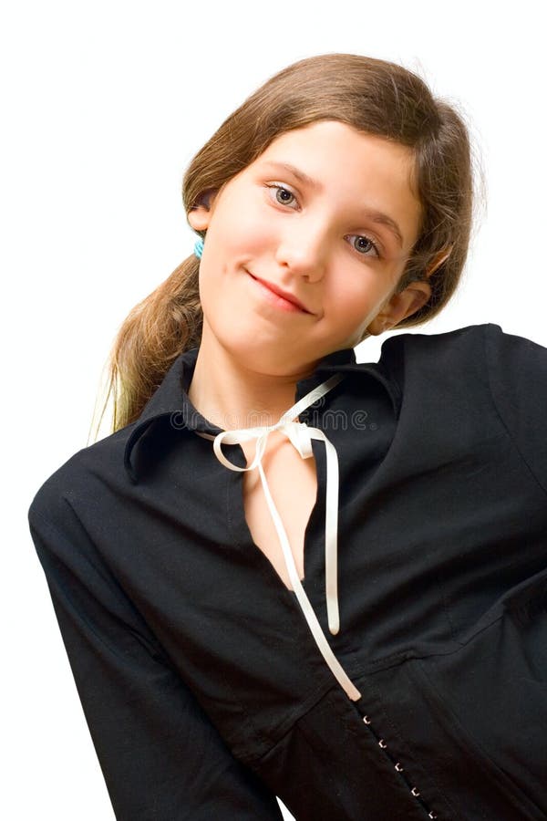 Retrato de adolescente fotografia de stock