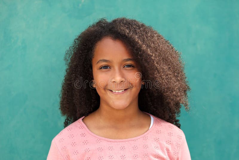 Fundo Menina Com Lindo Cabelo Cabelo Feminino Inocência Foto E