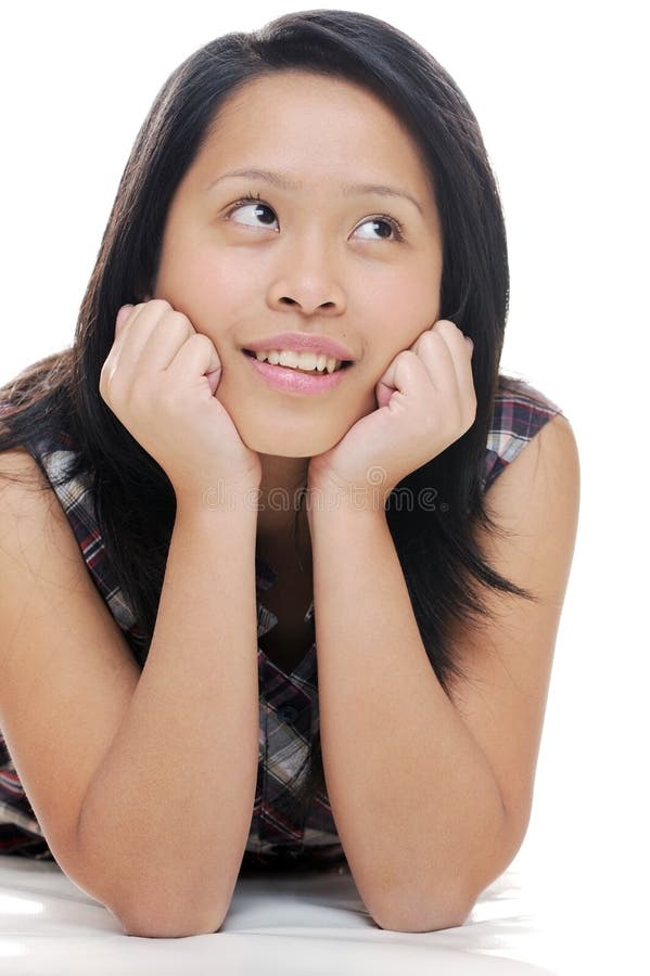 Perfil das meninas imagem de stock. Imagem de consideravelmente - 27973267