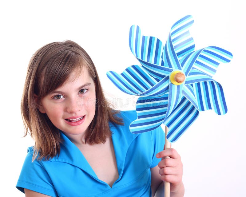 Menina bonito com girândola. fotos de stock Menina bonito com girândola. fotos de stock