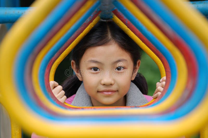 A beautiful little girl in China. A beautiful little girl in China