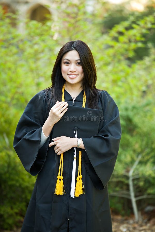 Menina da graduação foto de stock royalty free Menina da graduação foto de stock royalty free