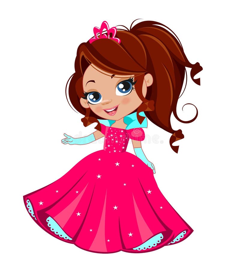 Menina da princesa ilustração stock Menina da princesa ilustração stock