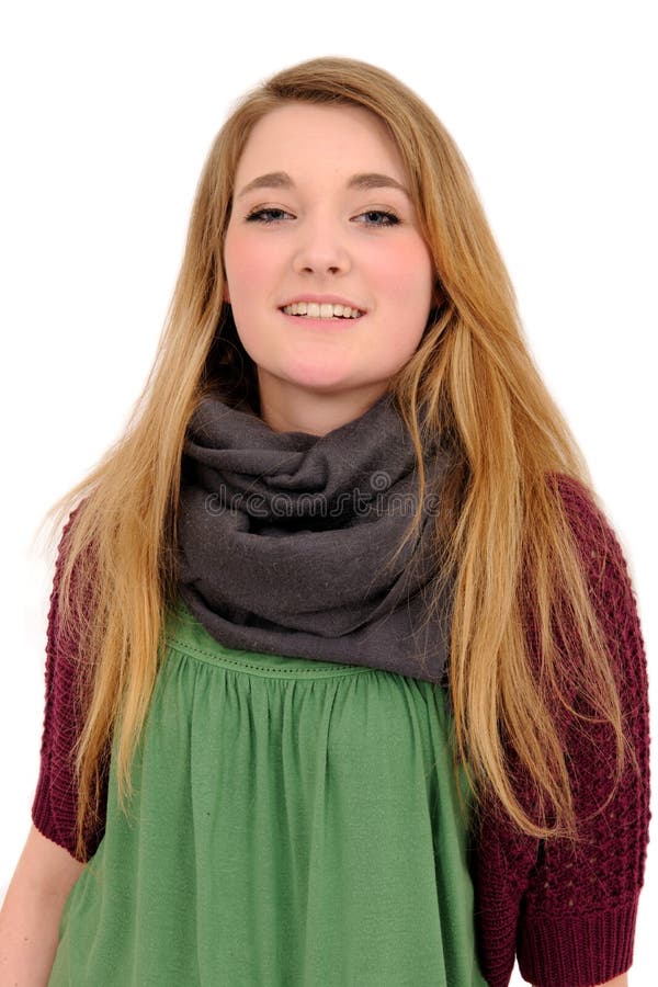 Menina de cabelos compridos bonita do hippie imagem de stock royalty free