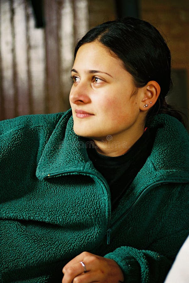Menina de pensamento 2 imagem de stock Menina de pensamento 2 imagem de stock
