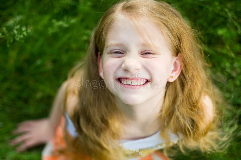 Menina engraçada imagens de stock