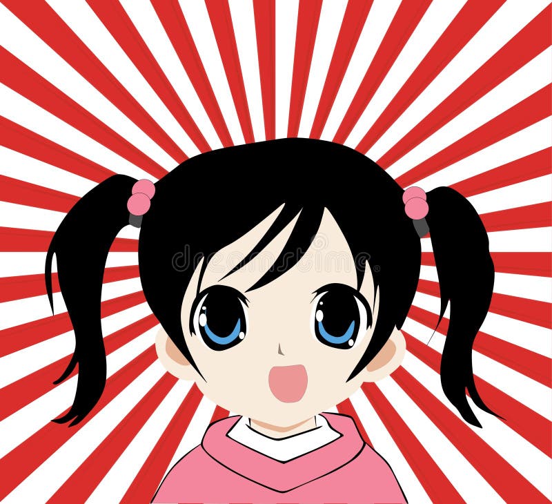 Rosto De Anime Triste. Estilo Manga Grandes Olhos Azuis Ilustração do Vetor  - Ilustração de cara, giro: 178755767