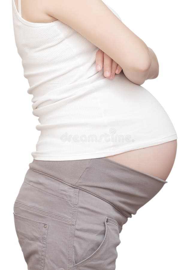 Menina grávida imagem de stock royalty free