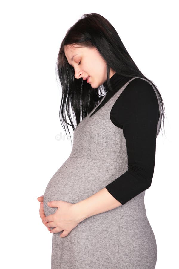 Rapariga grávida fotos de stock
