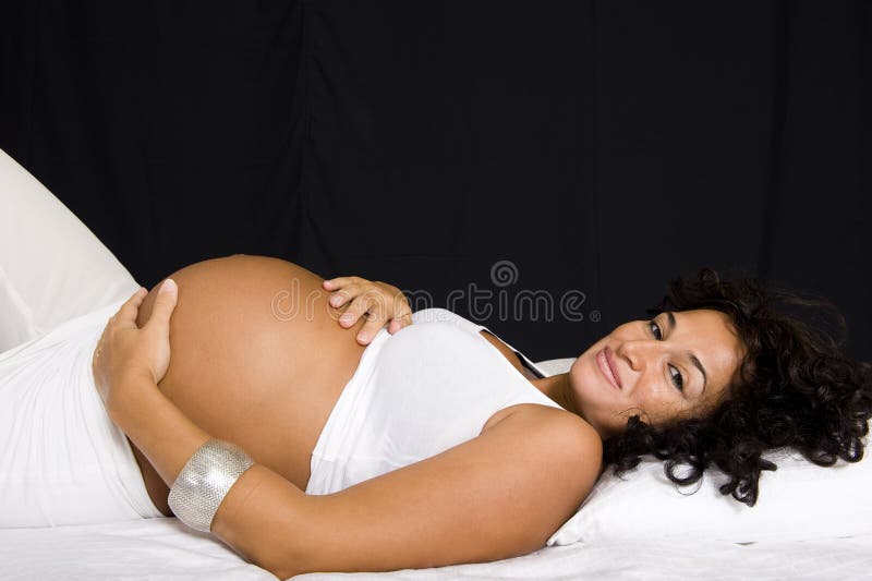 Rapariga grávida imagens de stock