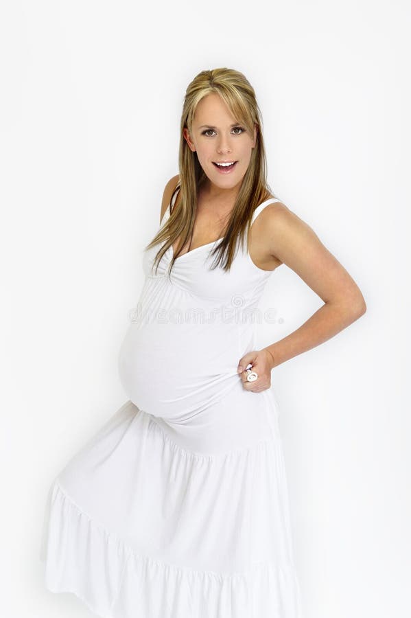 Rapariga grávida foto de stock royalty free