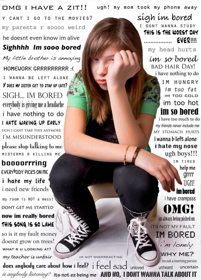 Menina infeliz imagem de stock royalty free Menina infeliz imagem de stock royalty free