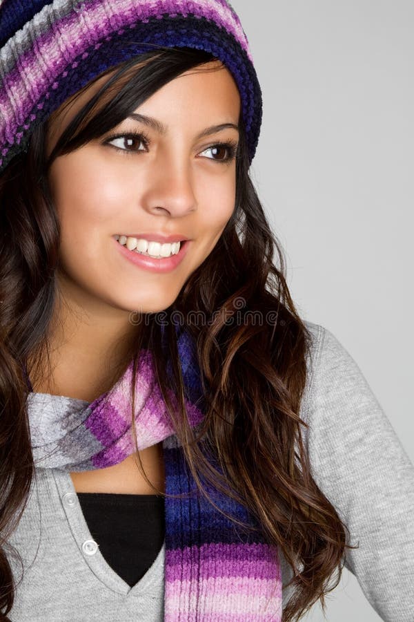 Menina lindo do inverno foto de stock Menina lindo do inverno foto de stock