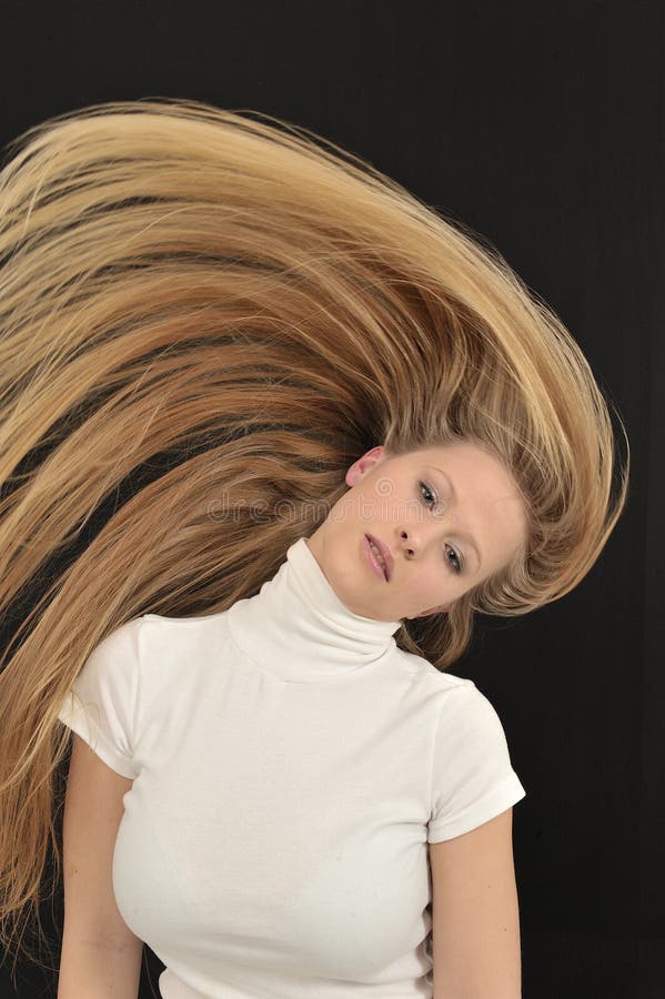 menina longa loura do cabelo imagens de stock royalty free menina longa loura do cabelo imagens de stock royalty free