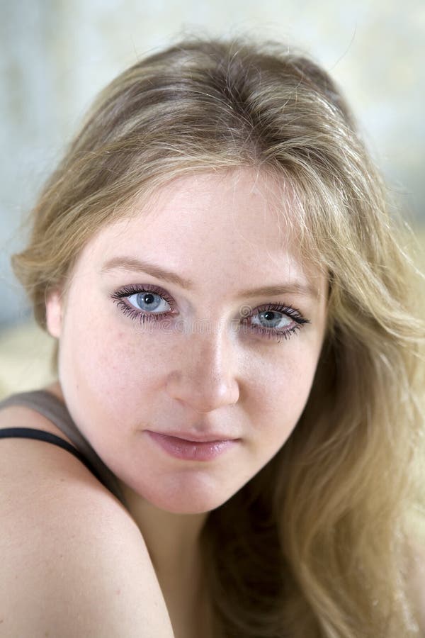 Rapariga loira fofa fotos de stock royalty free