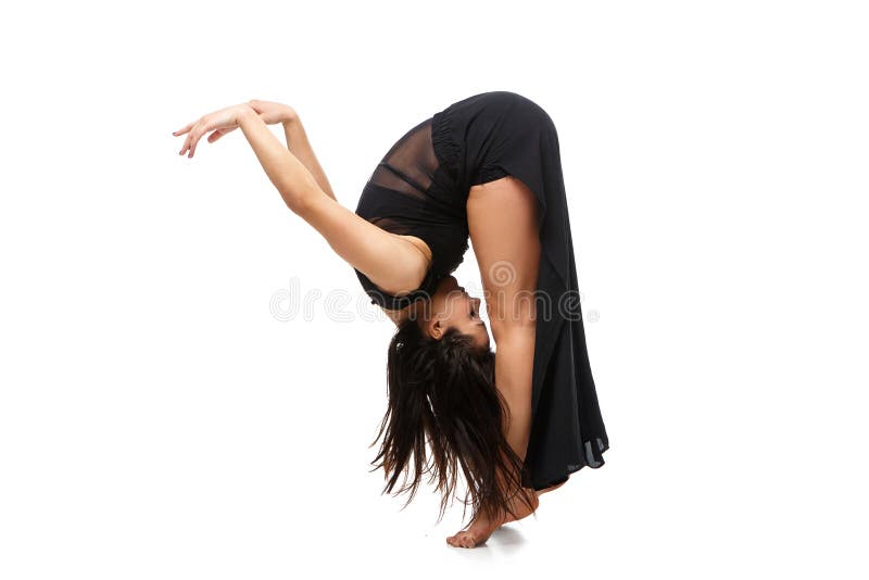 Menina moderna bonita do dançarino foto de stock royalty free
