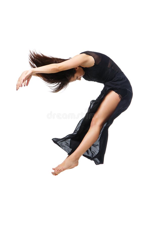 Menina moderna bonita do dançarino imagem de stock royalty free