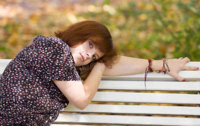 Menina romântica foto de stock royalty free