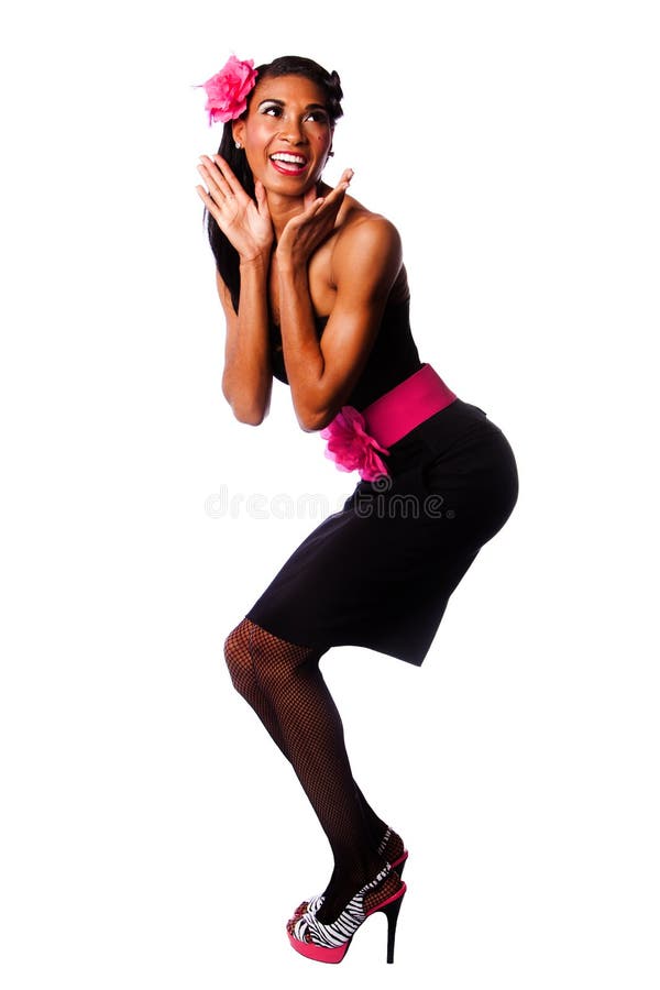 Menina 'sexy' bonito do pinup imagem de stock royalty free Menina 'sexy' bonito do pinup imagem de stock royalty free