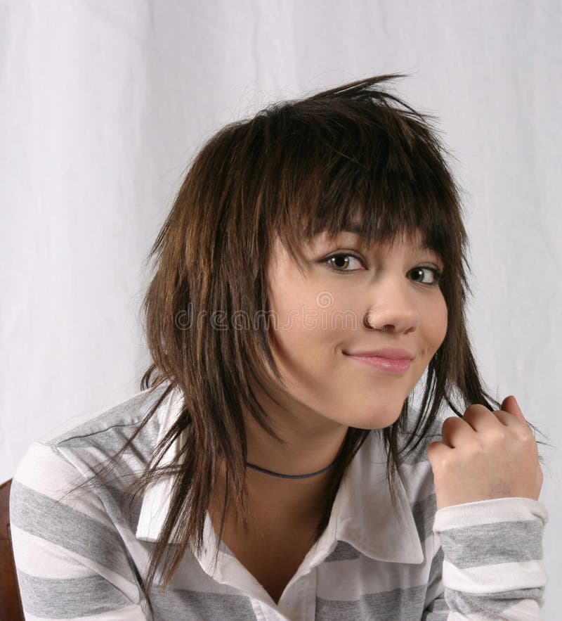 Rapariga Sorridente imagem de stock