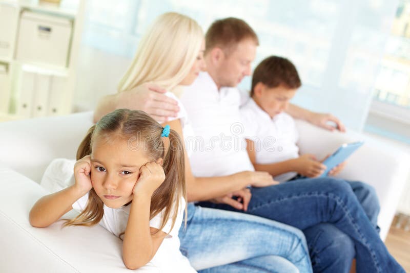 Menina triste foto de stock royalty free