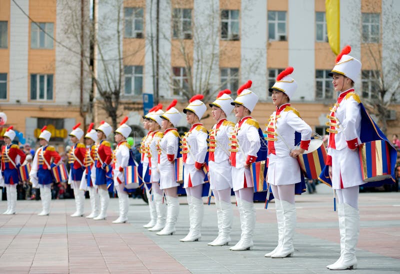 Jovens bateristas imagem de stock