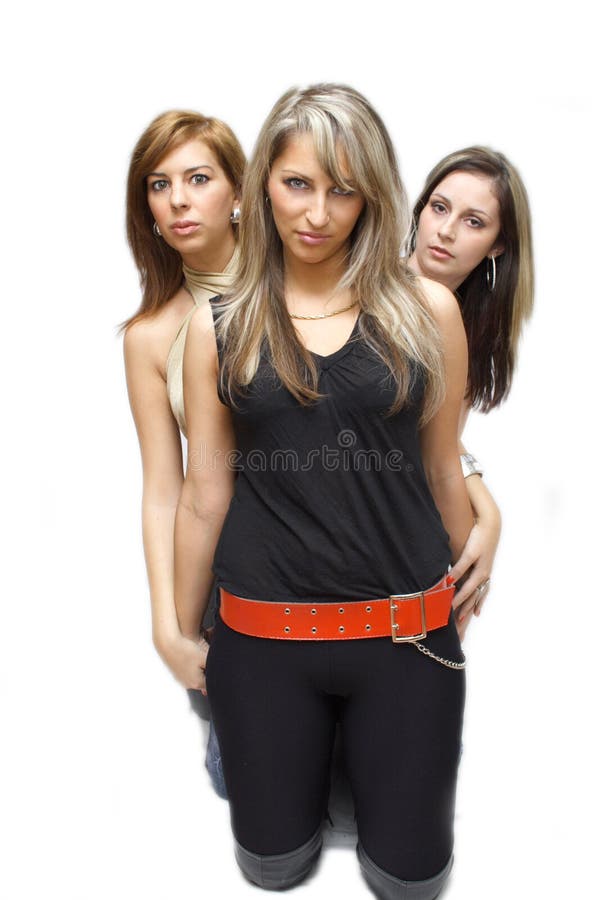 Raparigas bonitas foto de stock