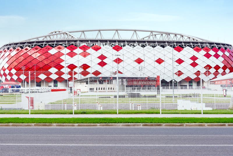 Mening van de stadioningang royalty-vrije stock fotografie Mening van de stadioningang royalty-vrije stock fotografie