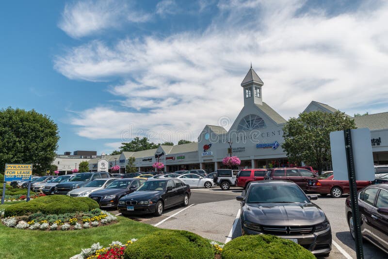 STAMFORD, USA - JULY 16: View of High Ridge Road on July 16, 2015 in Stamford, CT. Stamford is a city in Fairfield County, Connecticut, the population of the city is 122,643. STAMFORD, USA - JULY 16: View of High Ridge Road on July 16, 2015 in Stamford, CT. Stamford is a city in Fairfield County, Connecticut, the population of the city is 122,643.