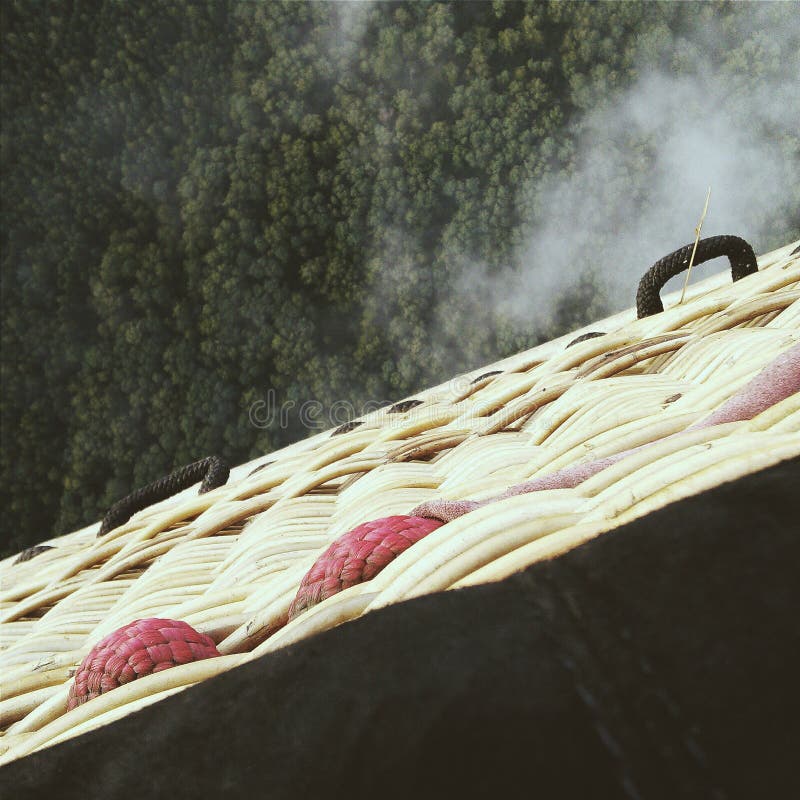 Mening van luchtballon stock fotografie