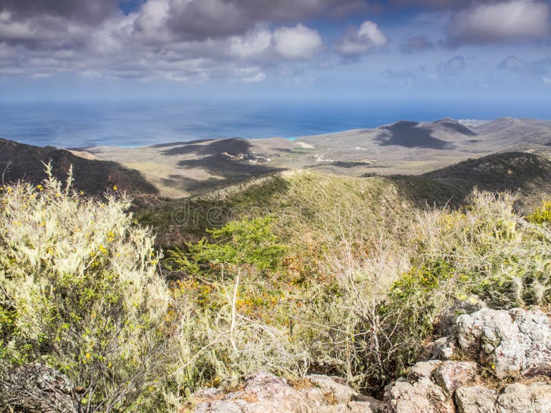 Uitzicht vanaf de top stock foto's