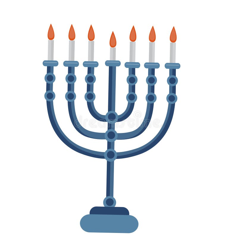 Menorah hanukkah icon flat, cartoon style. Vector illustration. Menorah hanukkah icon flat, cartoon style. Vector illustration.