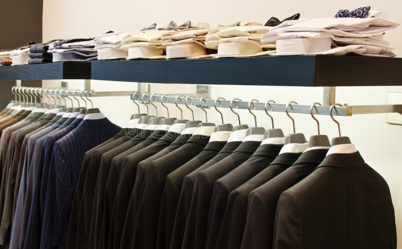 Mens clothing store stock photo. Image of professional - 35401794