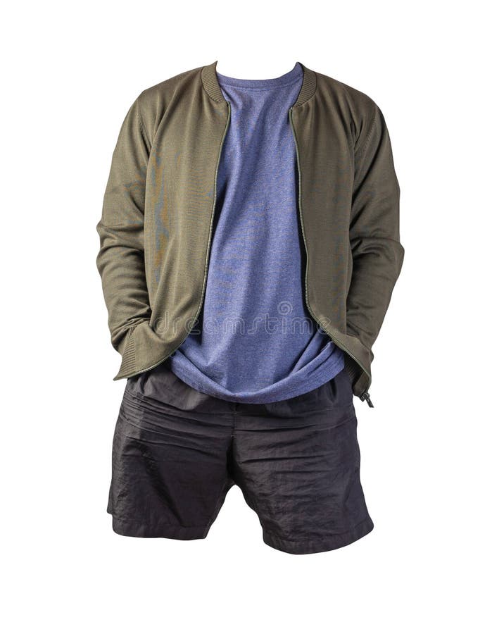 bomber jacket and t shirt