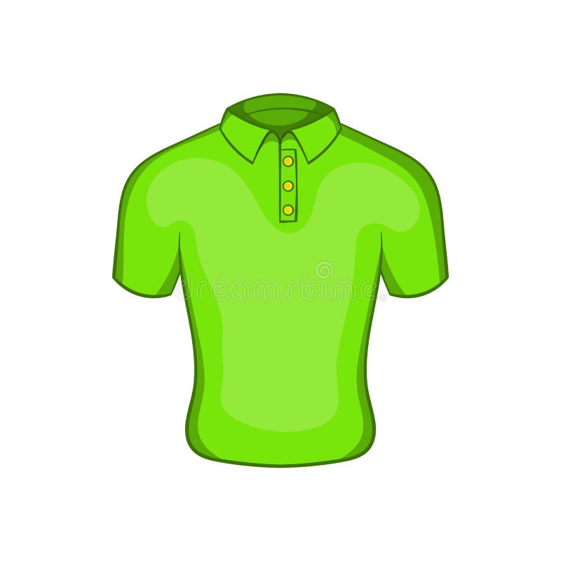 Mens Polo Shirt Icon Cartoon Stock Vector - Illustration of clothing ...