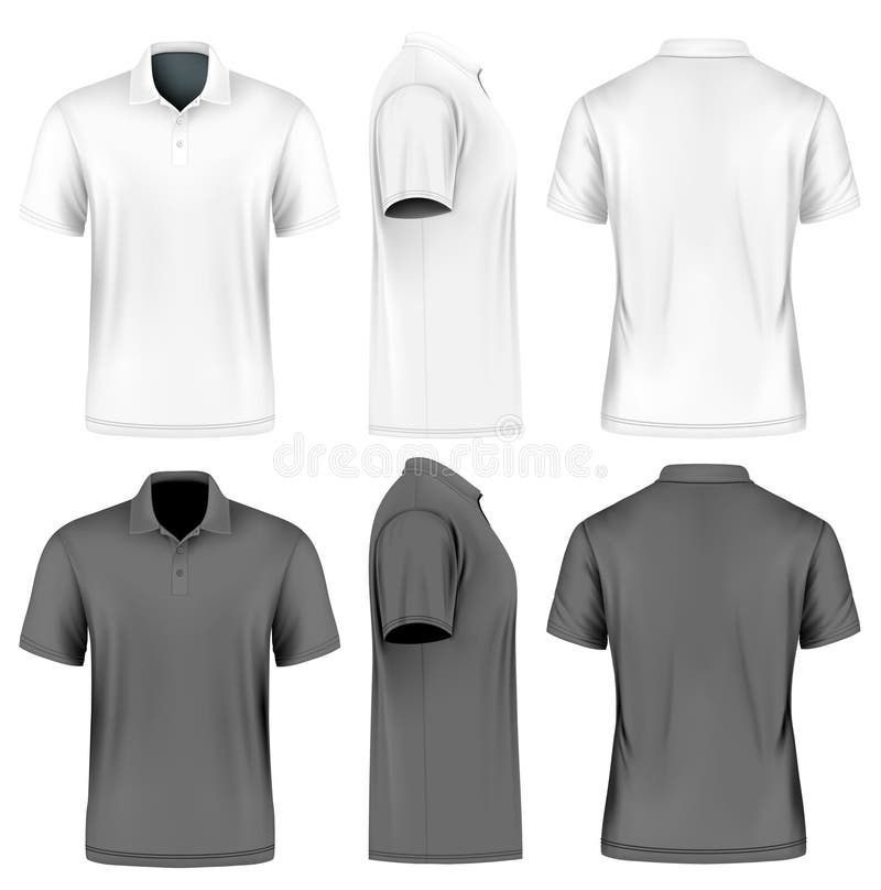 Download 40+ Mens Heather Short Sleeve Polo Shirt Back View Pics ...