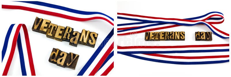 Mensagem da tipografia do patriotismo do dia de veteranos imagem de stock royalty free Mensagem da tipografia do patriotismo do dia de veteranos imagem de stock royalty free