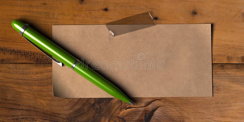 Mensagem verde ilustração stock