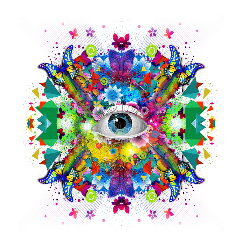 Download Menselijk oog stock illustratie. Illustratie bestaande uit decor - 54077954