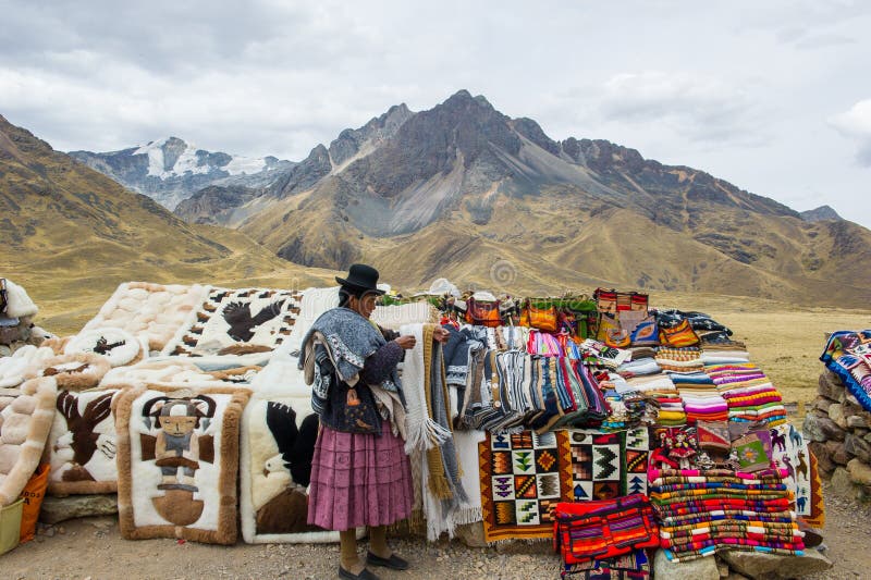 Mensen in Peru royalty-vrije stock fotografie Mensen in Peru royalty-vrije stock fotografie