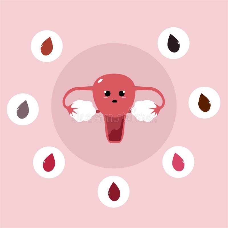 Painel de menstruação rosa ilustração do vetor. Ilustração de isolado -  224284276