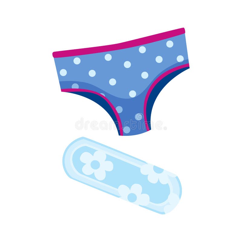 Menstruation Flat Composition Stock Vector - Illustration of ...