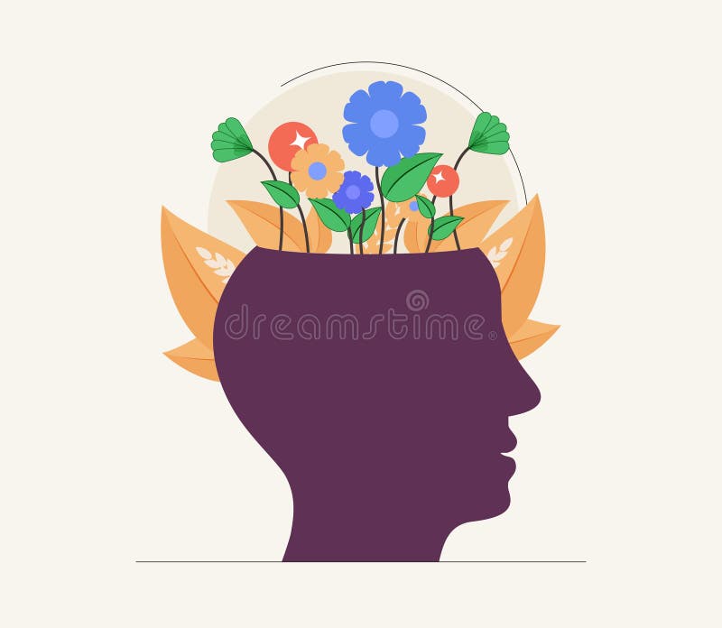 Mental health, illness ,brain development ,medical treatment concept, hand water tree pop up form women head and brain